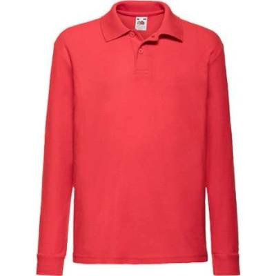 Fruit of the Loom Polokošile s dlouhým rukávem 63-201-0 Red