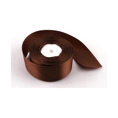 Stuha saténová 4cm x 23m HNĚDÁ – Zboží Dáma