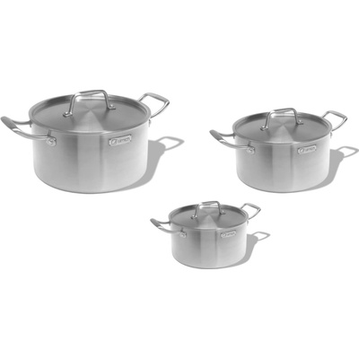 Elmich Sada nerezových hrnců s keramickým povrchem Tria Ceramic 3 ks