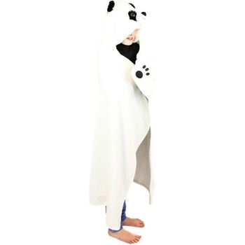 Cozy Noxxiez BL823 Panda - затоплящо одеяло с качулка с животно и джобове с лапички