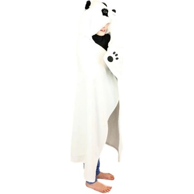 Cozy Noxxiez BL823 Panda - затоплящо одеяло с качулка с животно и джобове с лапички