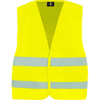Korntex Passau Ordner Unisex reflexná vesta KX010O Signal Yellow