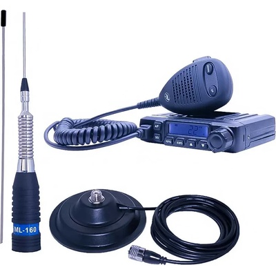 PNI PNI-PACK67 CB Radio Kit Escort HP 6500 ASQ ML160 Antenna 4W 12V 155cm (PNI-PACK67)