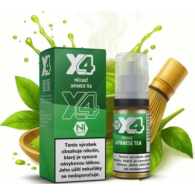 X4 Bar Juice Japonský čaj 10 ml 10 mg