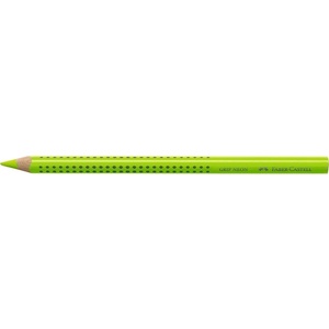 Faber-Castell Grip Jumbo триъгълен неоново зелен цветен молив FC114863 (FC114863)