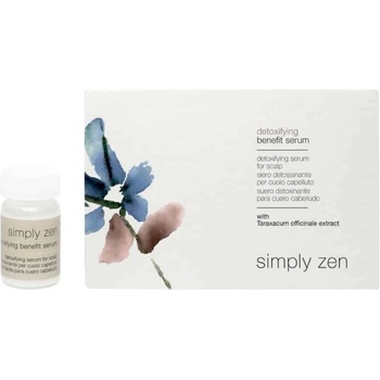simply zen Комплект Simply Zen Детоксикиращ Освобождаващ серум за лечение на скалпа За детоксикация 12 бр. 5 ml