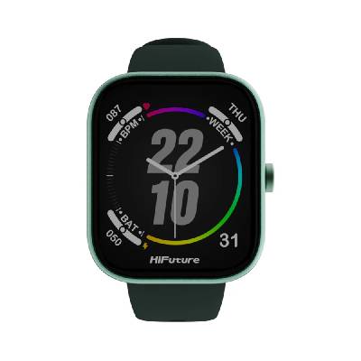 Lume Pro Dark Green1, 85 " AMOLED, Always on Display, Powered by Dual Core, Aerospace-Grade Ultra Light Aluminum Frame, Bluetooth Call, 3D User Interface, 1ATM Waterproof, 24/7 True Hear (6972576182425)