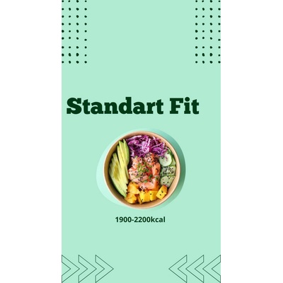 3. Standart Fit - 1900-2200kcal dny: pátek