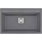 Inter Ceramic Гранитна мивка ICGS 8213 Gray - за вграждане (ICGS 8213 GRAY) Мивка за вграждане