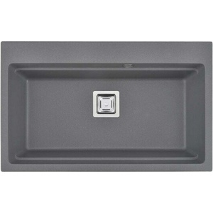 Inter Ceramic Гранитна мивка ICGS 8213 Gray - за вграждане (ICGS 8213 GRAY) Мивка за вграждане