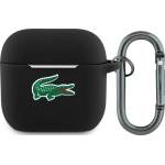 Lacoste Калъф от Течен Силикон с Лого Croc за AirPods 4 Черен (LCA4SLOK)