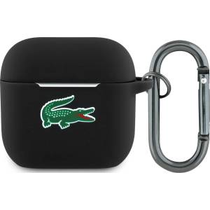 Lacoste Калъф от Течен Силикон с Лого Croc за AirPods 4 Черен (LCA4SLOK)