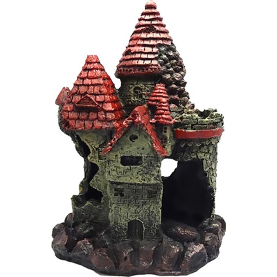 Duvo Hrad s červenou střechou 13 x 15,5 x 21 cm