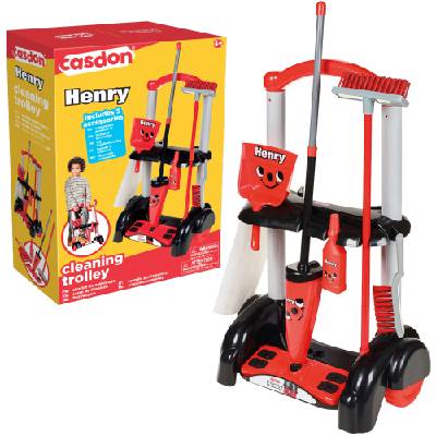 Dětský úklidový vozík mop smeták Casdon Henry Little Helper