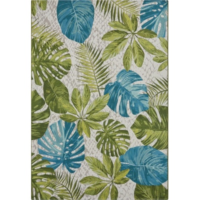 Hanse Home Flair 105617 Tropical Leaves Turqoise