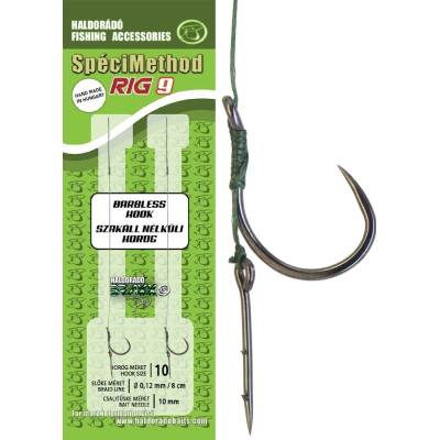 Haldorádó SpéciMethod Rig9 Braid 10mm 10 barbless