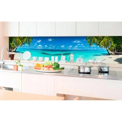 DIMEX ART Фототапет за кухня - плаж в рая 350 x 60 см