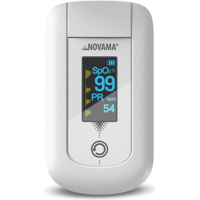 NOVAMA SANSO Pulzný oximeter s OLED displejom a detekciou pohybu