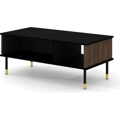 BIM Furniture Масичка за кафе Woody IV 110x55, черен мат/дъб Катания (WCOFTABCATANIAOAK)