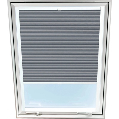 Rolmajster Plisé roleta pre strešné okno, termoizolačné a 100% zatemňovacie Fakro 55x78cm / 01