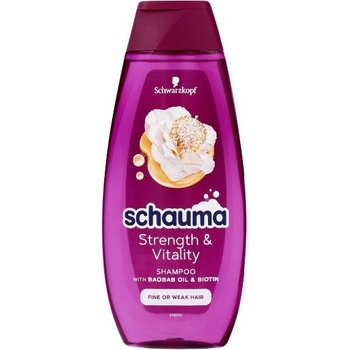 Schauma Strength & Vitality šampón 400 ml
