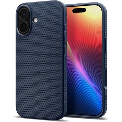 Spigen iPhone 17 SPIGEN LIQUID AIR Силиконов удароустойчив протектор за телефон, диамант, синьо ACS10370 (ACS10370)