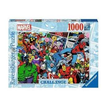 Ravensburger Пъзел Ravensburger 1000 части - Марвел предизвикателство, 7016562