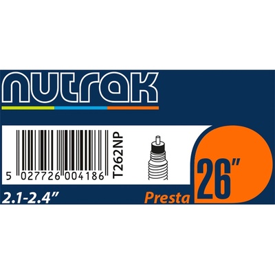 Nutrak 26 x 2.1-2.4 Presta Valve Inner Tube -