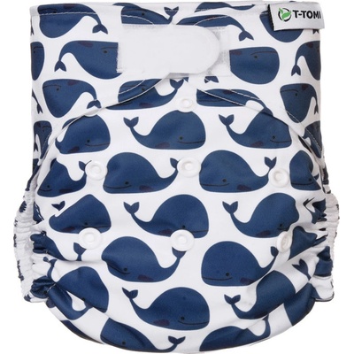 T-TOMI Nohavičková plienka AIO prebaľovací set SZ whales