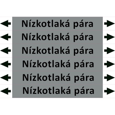 Nadrzenapalivo.cz Značení potrubí ISO 20560, nízkotlaká pára PZAL 009493