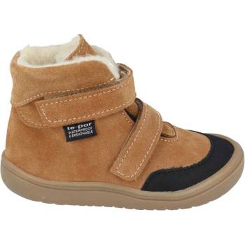 Jonap zimní barefoot boty Jerry skořice/ambra vlna