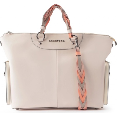 Ascopera dámská kabelka Utrimque Pearl White