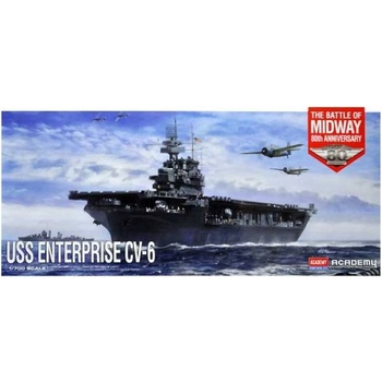 Academy USS Enterprise CV 6 Batte of Midway 1:700