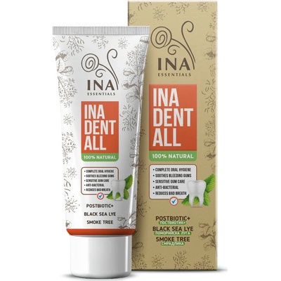 InaEssentials Ina Dent-All Přírodní bez fluoridů 75 ml