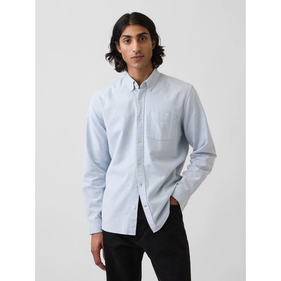 Gap košile oxford standard fit modrá