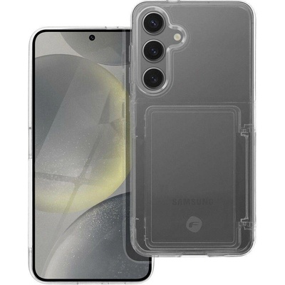 FORCELL F-PROTECT Crystal Pocket Samsung Galaxy S24 Plus čiré se slotem na platební kartu – Zboží Mobilmania
