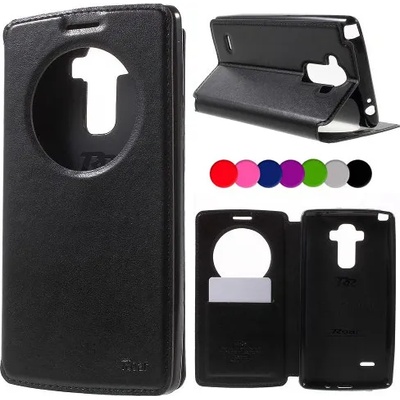 LG G4 Stylus Window Wallet Кожен Калъф и Протектор