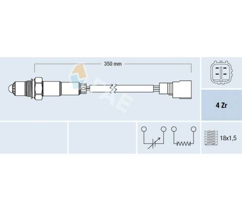 Lambda sonda FAE 77385