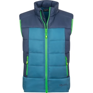 TROLLKIDS Детски синтетичен елек Trollkids Kid's Hardanger Vest Synthetic vest - Mystic Blue / Dark Marine / Fresh Green - размер 128 (EU) (703-4663-0316)