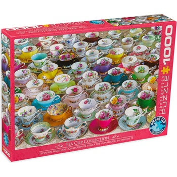 EUROGRAPHICS Пъзел Eurographics от 1000 части - Колекция чаени чаши (60005314)