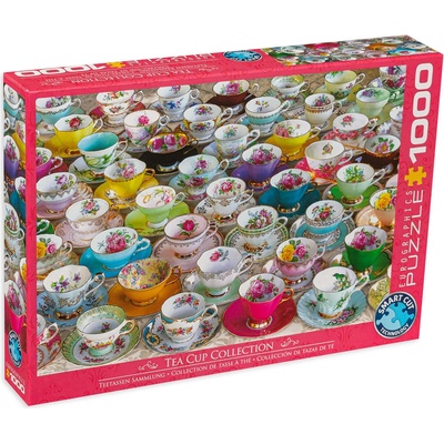 EUROGRAPHICS Пъзел Eurographics от 1000 части - Колекция чаени чаши (60005314)