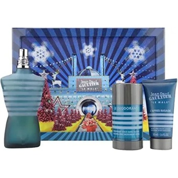 Jean Paul Gaultier Le Male Подаръчен комплект, Тоалетна вода 125ml + Део стик 75ml + Афтършейв балсам 50ml, мъже