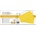 Grafos Разделител хоризонтален Grafos 10 x 23.3 см, Жълт