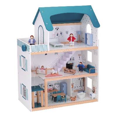 - Дървена къща за кукли Barbora (DV0188)