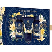 Yves Rocher NOEL 2024 Vanilla Orchid sprchový a kúpeľový gél 50 ml + Vanilla Orchid telový peeling 30 ml + Vanilla Orchid ľahké telové mlieko 50 ml kozmetická sada