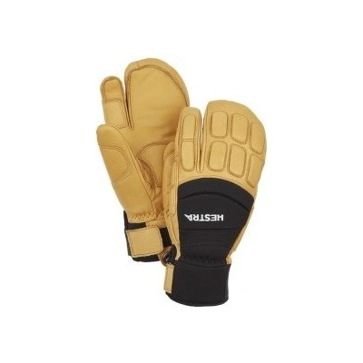 Hestra Vertical Cut CZone 3-finger Svart/Tan