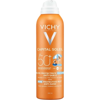 Vichy Capital Soleil Детски спрей срещу полепване на пясък, SPF50+, 200 ml