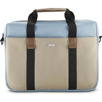 Hama Silvan, taška na notebook, pre 40-41 cm (15,6-16,2), recyklovaný polyester, béžová/bledomodrá 222064