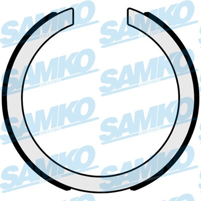 Sada brzd. čeľustí parkov. brzdy SAMKO 81098