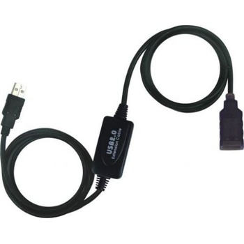 PremiumCord USB 2.0 repeater a prodlužovací kabel A/M-A/F 25m